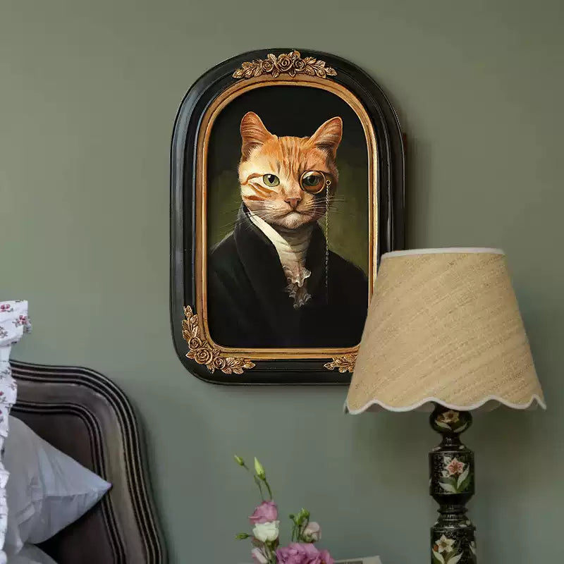 Regal Cat Portrait Wall Art