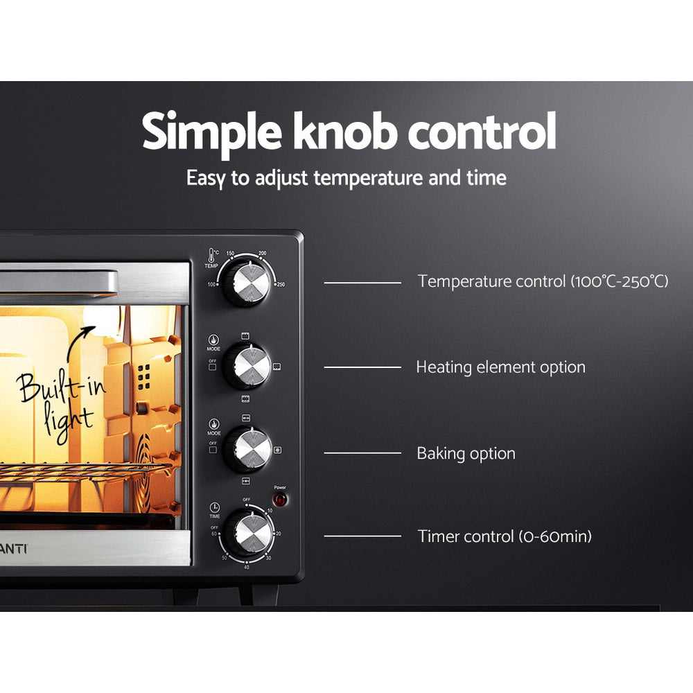 Portable 60L Convection Oven – Bake, Roast & Grill Anywhere