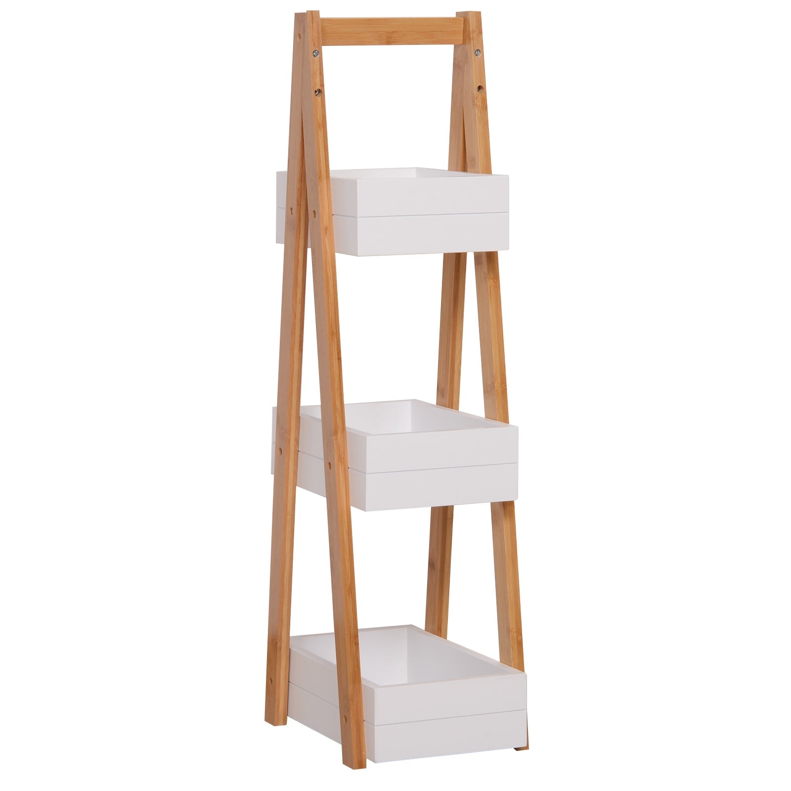 3 Tier A Frame Bathroom Shower Caddy Freestanding Rack Storage Unit Shelf Organiser-0