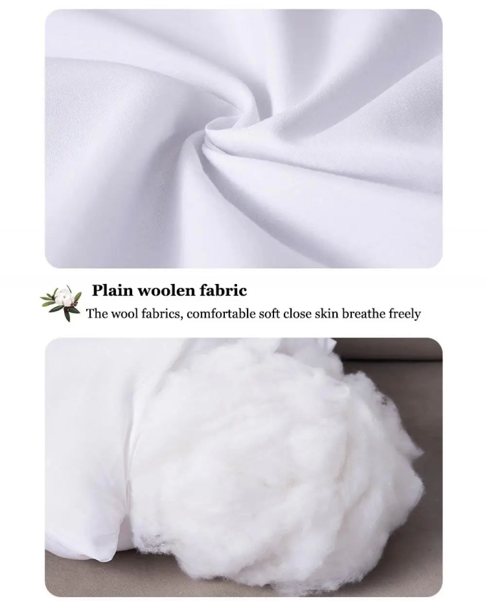 Ultra-Soft Decorative Pillow Inserts – Plush, Anti-Static, Everyday Comfort WHIMSICAL HOME OF CREATIONS