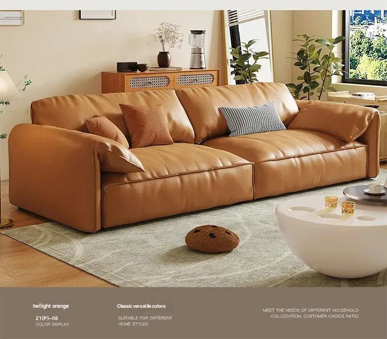 Crafted in genuine Nappa calf leather with a sleek ivory White finish for timeless elegance, a recliner that blends luxury materials with modern comfort WHIMSICAL HOME OF CREATIONS