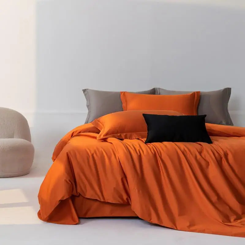Luxury 1500 Thread Count Egyptian Pure Cotton Bedding Set – 100% Pure Cotton, Breathable & Ultra Soft 4-Piece Set WHIMSICAL HOME OF CREATIONS