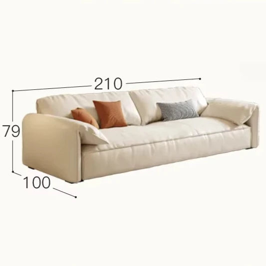 Crafted in genuine Nappa calf leather with a sleek ivory White finish for timeless elegance, a recliner that blends luxury materials with modern comfort WHIMSICAL HOME OF CREATIONS