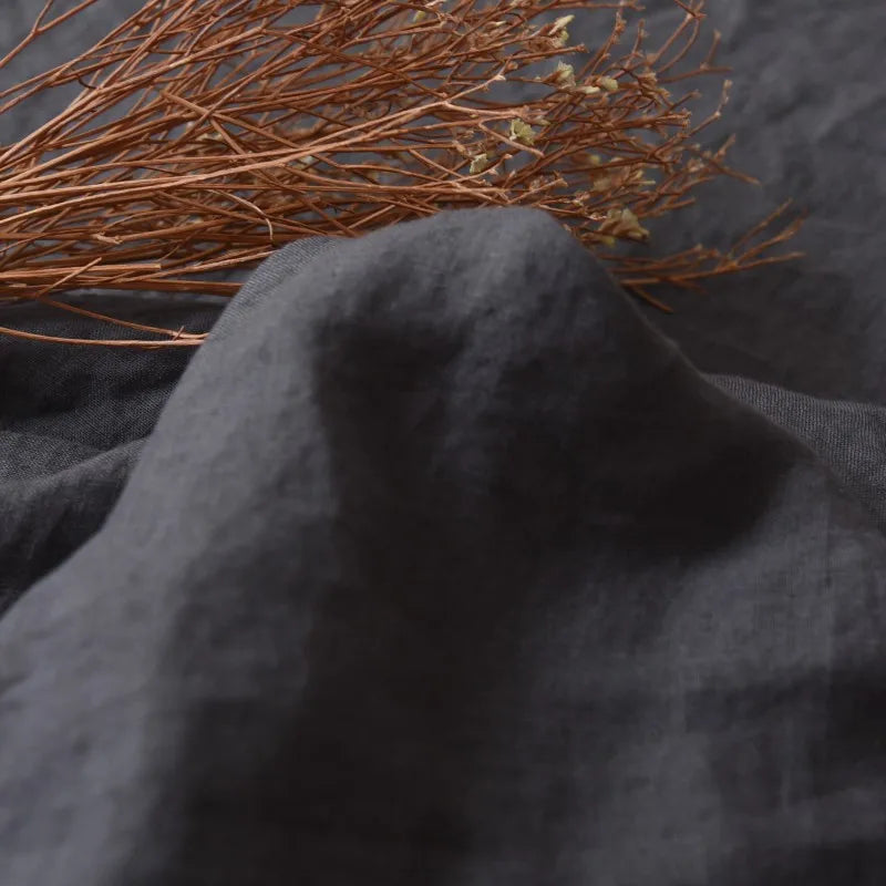 Luxury 100% Pure French Flax Linen Flat Sheet WHIMSICAL HOME OF CREATIONS