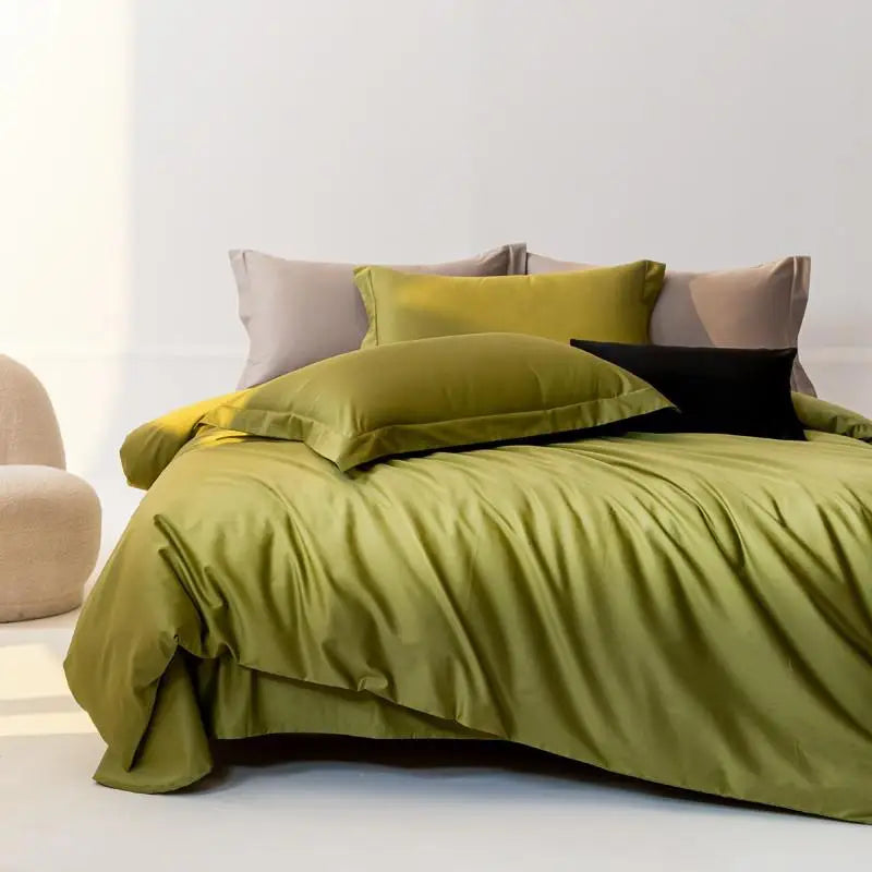 Luxury 1500 Thread Count Egyptian Pure Cotton Bedding Set – 100% Pure Cotton, Breathable & Ultra Soft 4-Piece Set WHIMSICAL HOME OF CREATIONS