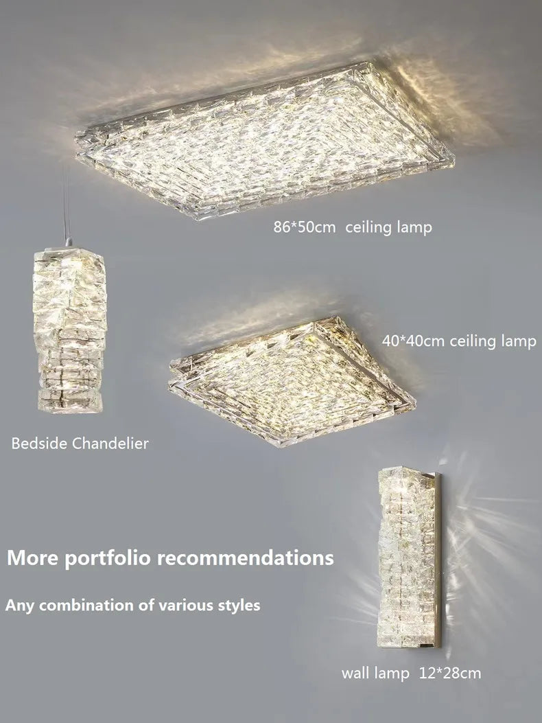 Luxury Crystal Wall Sconce – High-End K9 Crystal Light Fixture WHIMSICAL HOME OF CREATIONS