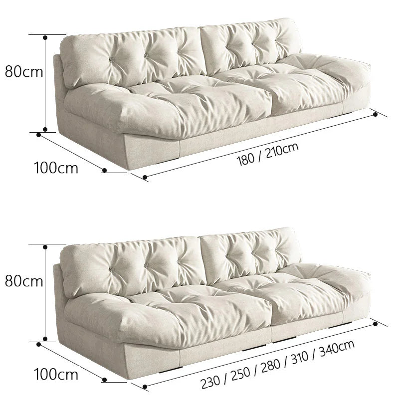 Luxury Nordic Contemporary Sofa – Ultra-Comfortable Modern Elegance WHIMSICAL HOME OF CREATIONS