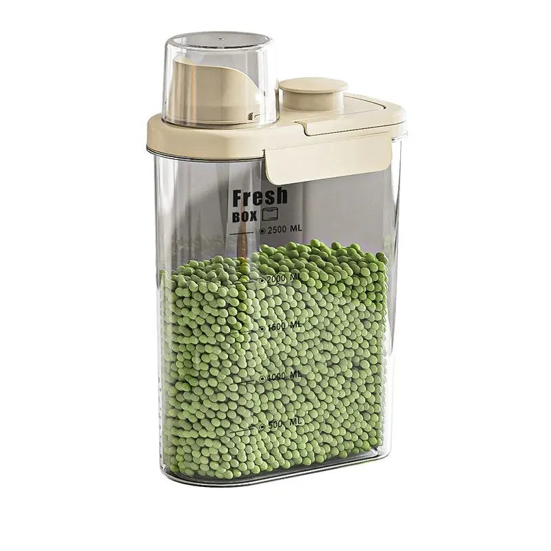 Ocean Green & Cream Double-Sealed Storage Containers – Aesthetic & Durable WHIMSICAL HOME OF CREATIONS