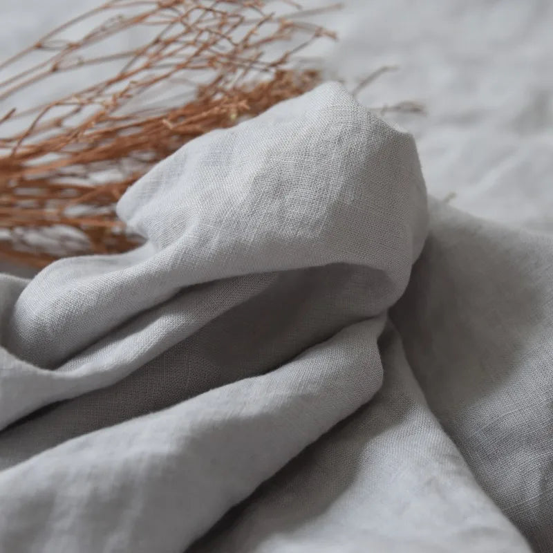 Luxury 100% Pure French Flax Linen Flat Sheet WHIMSICAL HOME OF CREATIONS