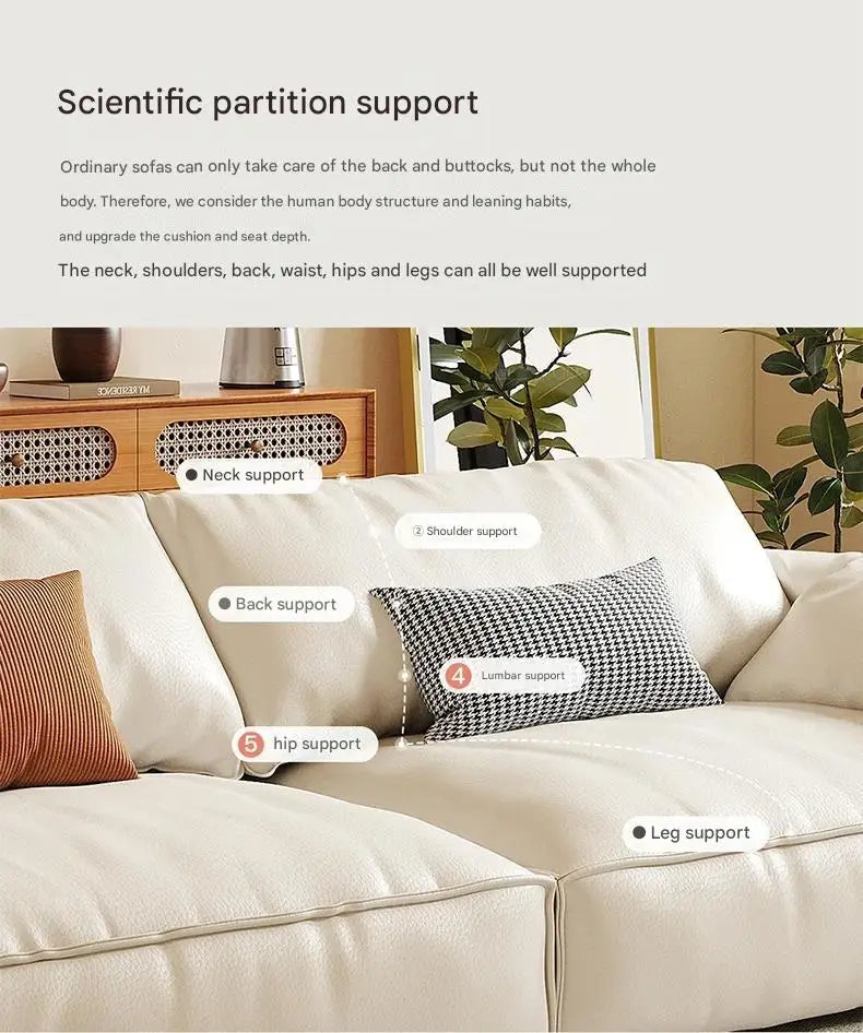 Crafted in genuine Nappa calf leather with a sleek ivory White finish for timeless elegance, a recliner that blends luxury materials with modern comfort WHIMSICAL HOME OF CREATIONS