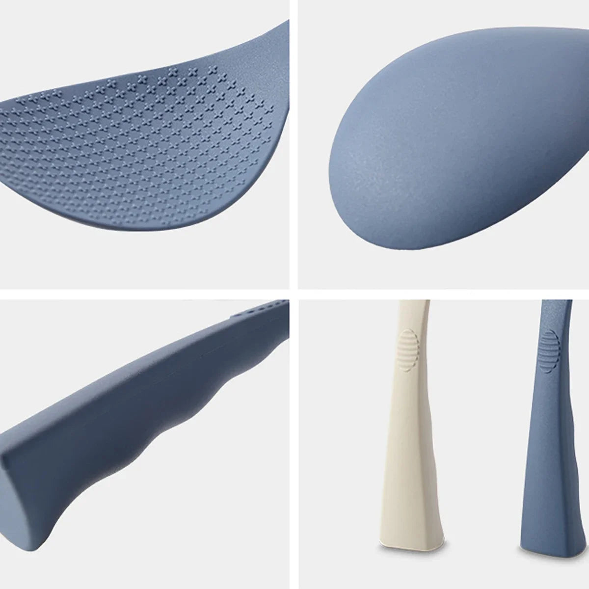 1PC Food Grade Silicone Rice Spoon Household Non Stick Pot Cooking Spoon High-temperature Resistant Kitchen Tools WHIMSICAL HOME OF CREATIONS