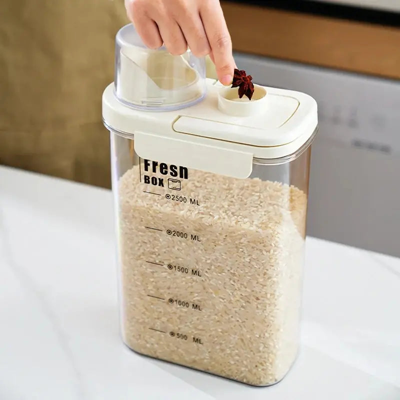 Ocean Green & Cream Double-Sealed Storage Containers – Aesthetic & Durable WHIMSICAL HOME OF CREATIONS