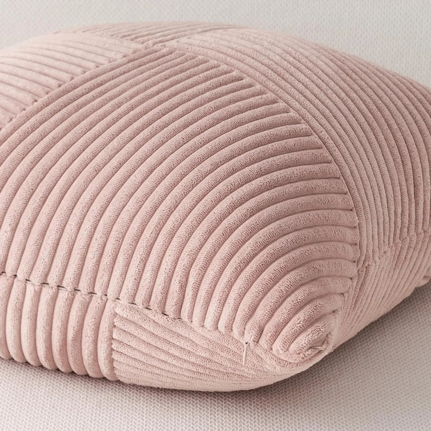 Luxurious Velvet Corduroy Patchwork Pillow Covers – 45x45cm WHIMSICAL HOME OF CREATIONS