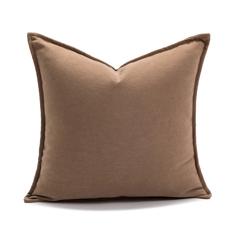 French Luxury Vintage-Inspired Floral Pillow Covers – Elegant Brown Earthy Undertones 45X45cm WHIMSICAL HOME OF CREATIONS