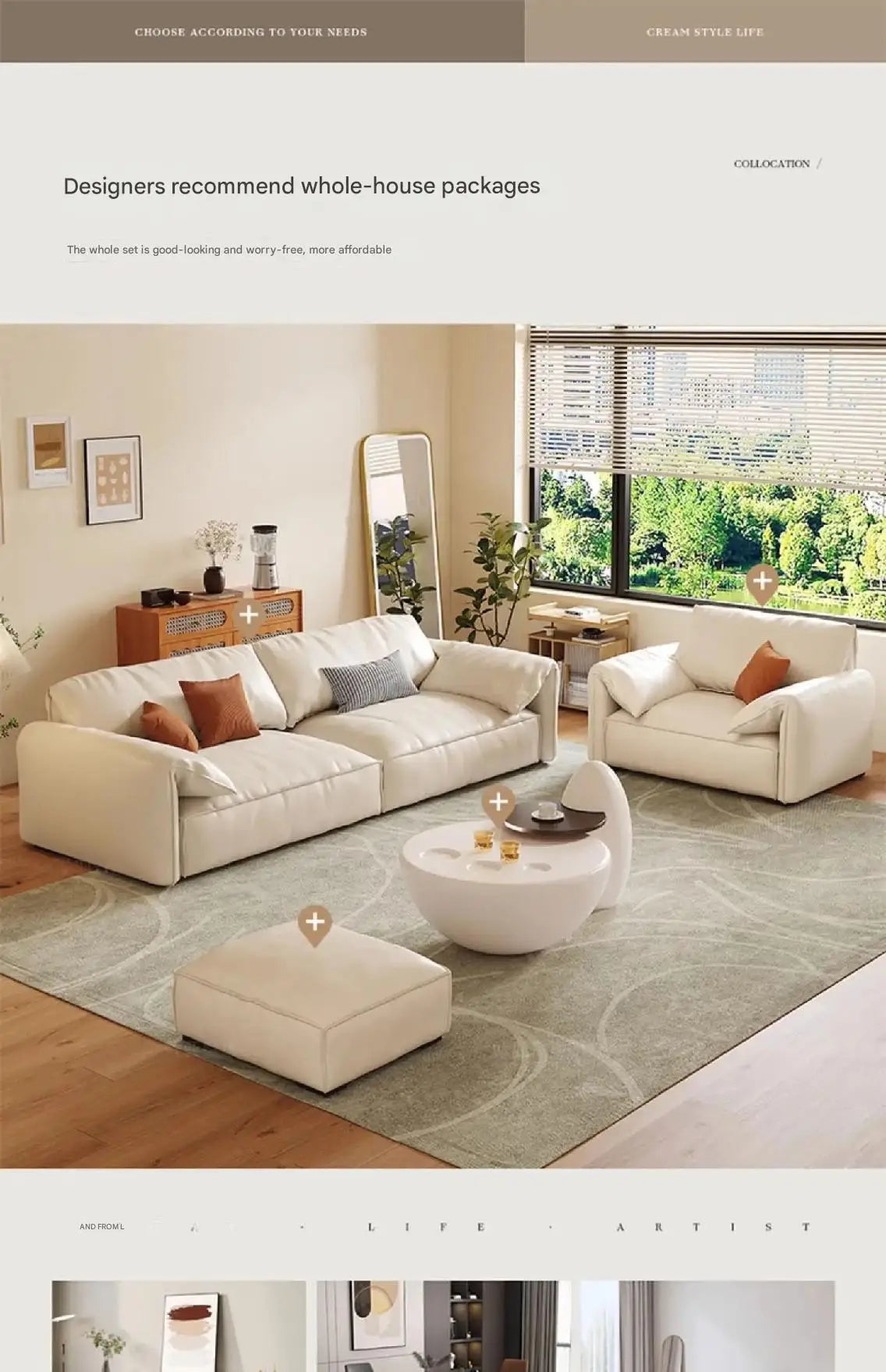 Crafted in genuine Nappa calf leather with a sleek ivory White finish for timeless elegance, a recliner that blends luxury materials with modern comfort WHIMSICAL HOME OF CREATIONS