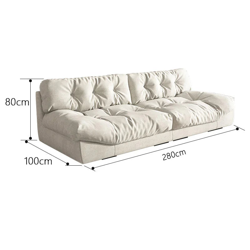 Luxury Nordic Contemporary Sofa – Ultra-Comfortable Modern Elegance WHIMSICAL HOME OF CREATIONS