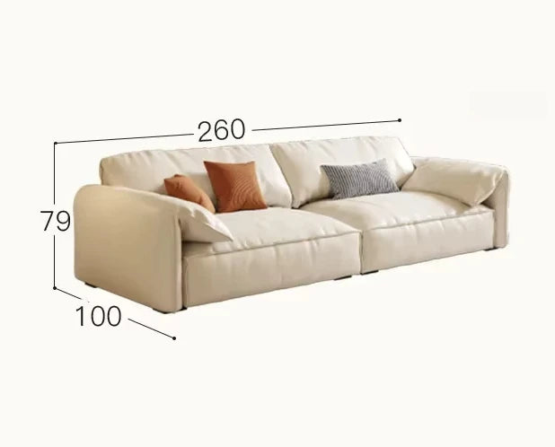 Crafted in genuine Nappa calf leather with a sleek ivory White finish for timeless elegance, a recliner that blends luxury materials with modern comfort WHIMSICAL HOME OF CREATIONS