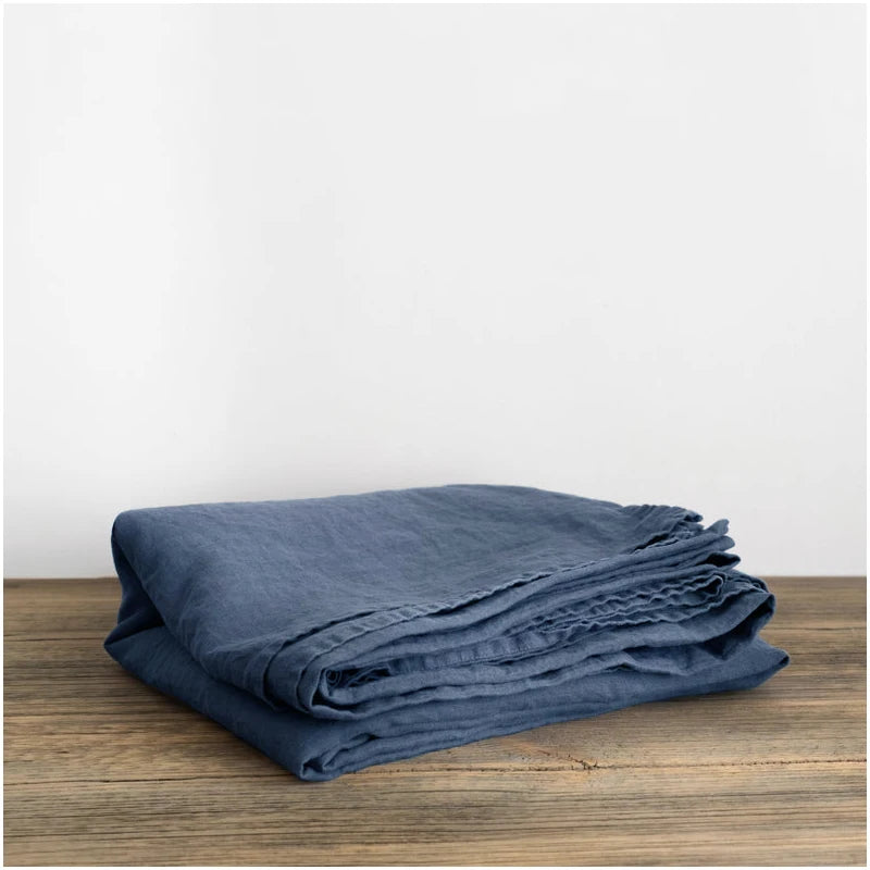 Luxury 100% Pure French Flax Linen Flat Sheet WHIMSICAL HOME OF CREATIONS