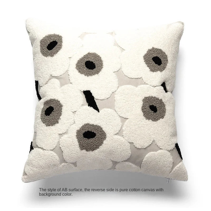 Luxury Velvet Woven Geometric Pillow Covers – Modern Contemporary Scandinavian-Inspired Design WHIMSICAL HOME OF CREATIONS