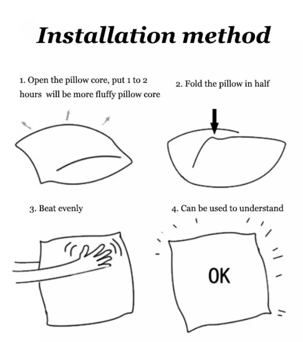 Ultra-Soft Decorative Pillow Inserts – Plush, Anti-Static, Everyday Comfort WHIMSICAL HOME OF CREATIONS