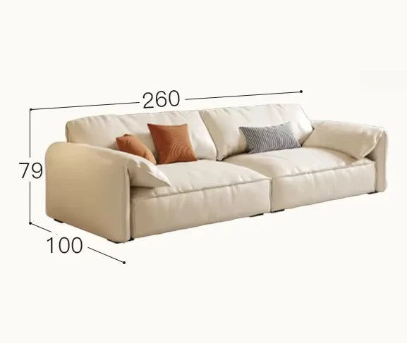 Crafted in genuine Nappa calf leather with a sleek ivory White finish for timeless elegance, a recliner that blends luxury materials with modern comfort WHIMSICAL HOME OF CREATIONS