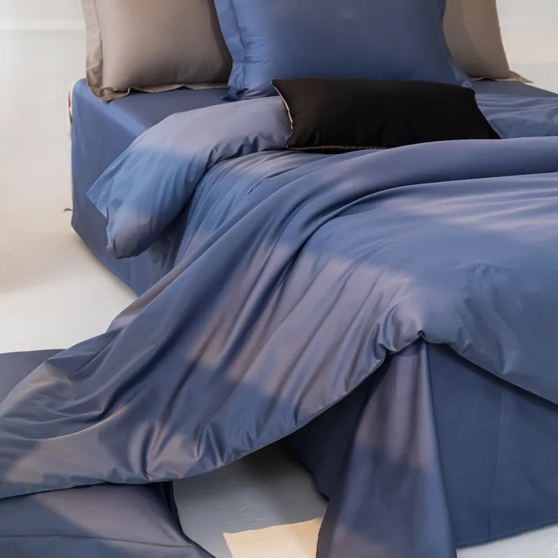 Luxury 1500 Thread Count Egyptian Pure Cotton Bedding Set – 100% Pure Cotton, Breathable & Ultra Soft 4-Piece Set WHIMSICAL HOME OF CREATIONS