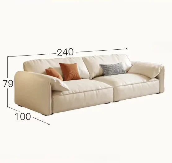 Crafted in genuine Nappa calf leather with a sleek ivory White finish for timeless elegance, a recliner that blends luxury materials with modern comfort WHIMSICAL HOME OF CREATIONS