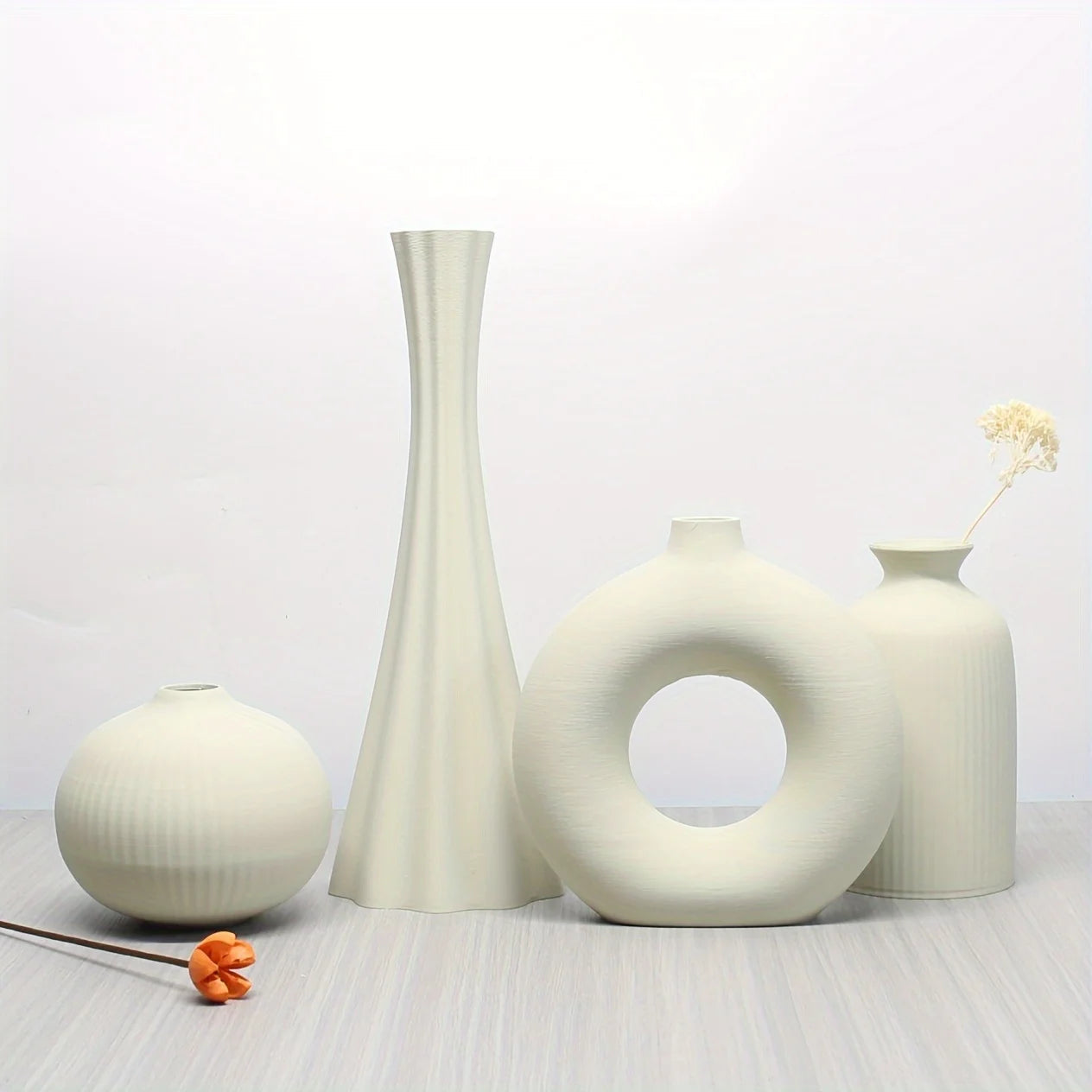 Bohemian Arts 4-Piece Vase Set – Colorful & Creative Home Accent WHIMSICAL HOME OF CREATIONS