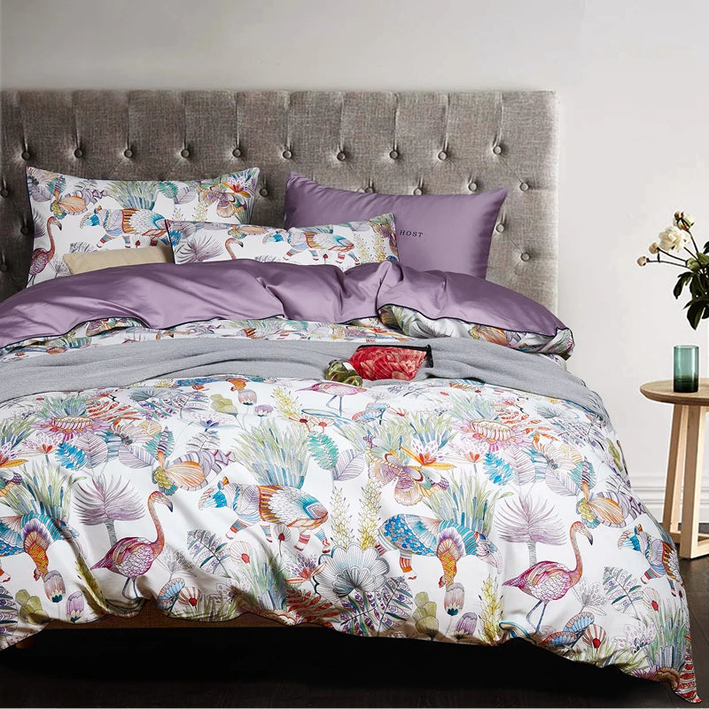 Luxury 600 TC Egyptian Cotton Bedding Set – Soft, Durable, Pastoral Elegance WHIMSICAL HOME OF CREATIONS