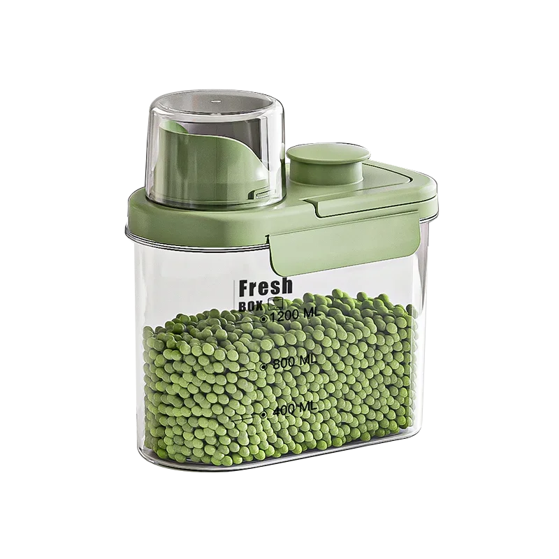 Ocean Green & Cream Double-Sealed Storage Containers – Aesthetic & Durable WHIMSICAL HOME OF CREATIONS