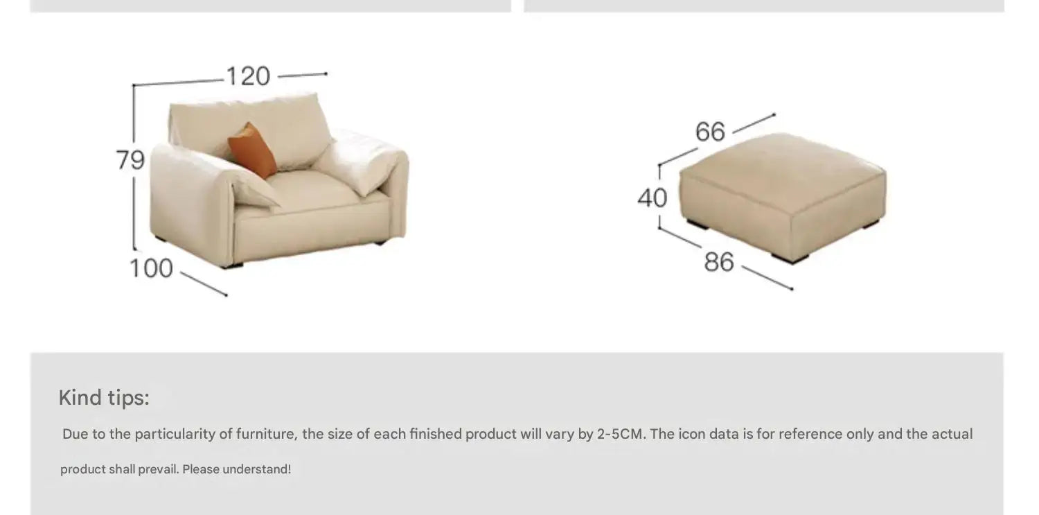 Crafted in genuine Nappa calf leather with a sleek ivory White finish for timeless elegance, a recliner that blends luxury materials with modern comfort WHIMSICAL HOME OF CREATIONS