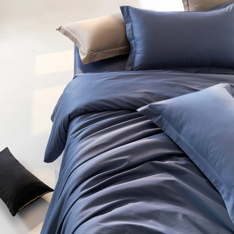 Luxury 1500 Thread Count Egyptian Pure Cotton Bedding Set – 100% Pure Cotton, Breathable & Ultra Soft 4-Piece Set WHIMSICAL HOME OF CREATIONS