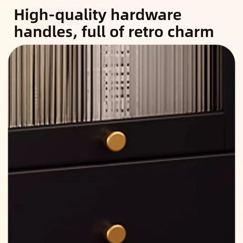 Retro French Vintage Side Cabinet Nightstand WHIMSICAL HOME OF CREATIONS