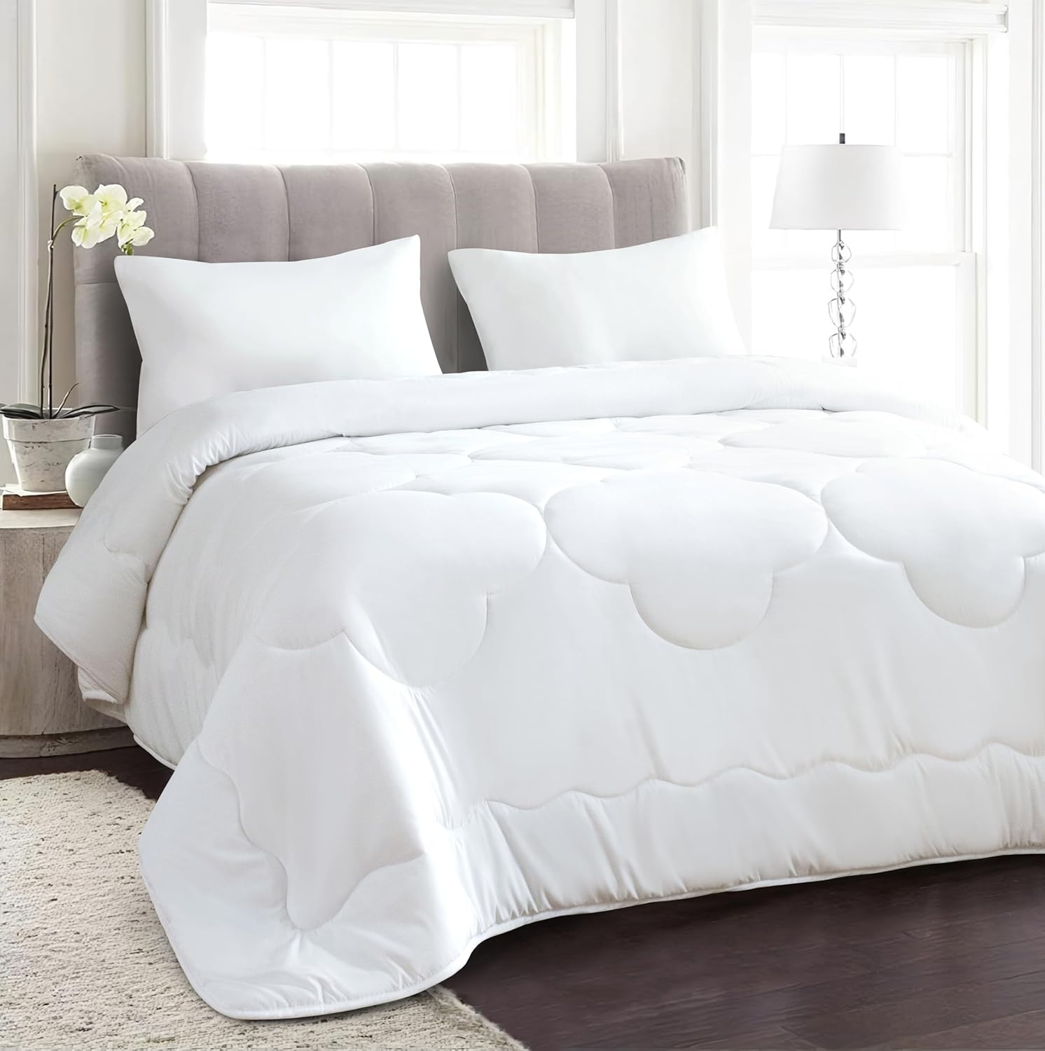Premium Bamboo Microfiber Quilt – All Season, Ultra Soft & Hypoallergenic