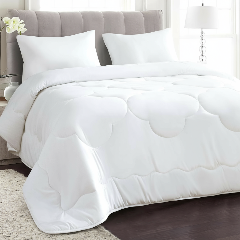 Premium Bamboo Microfiber Quilt – All Season, Ultra Soft & Hypoallergenic