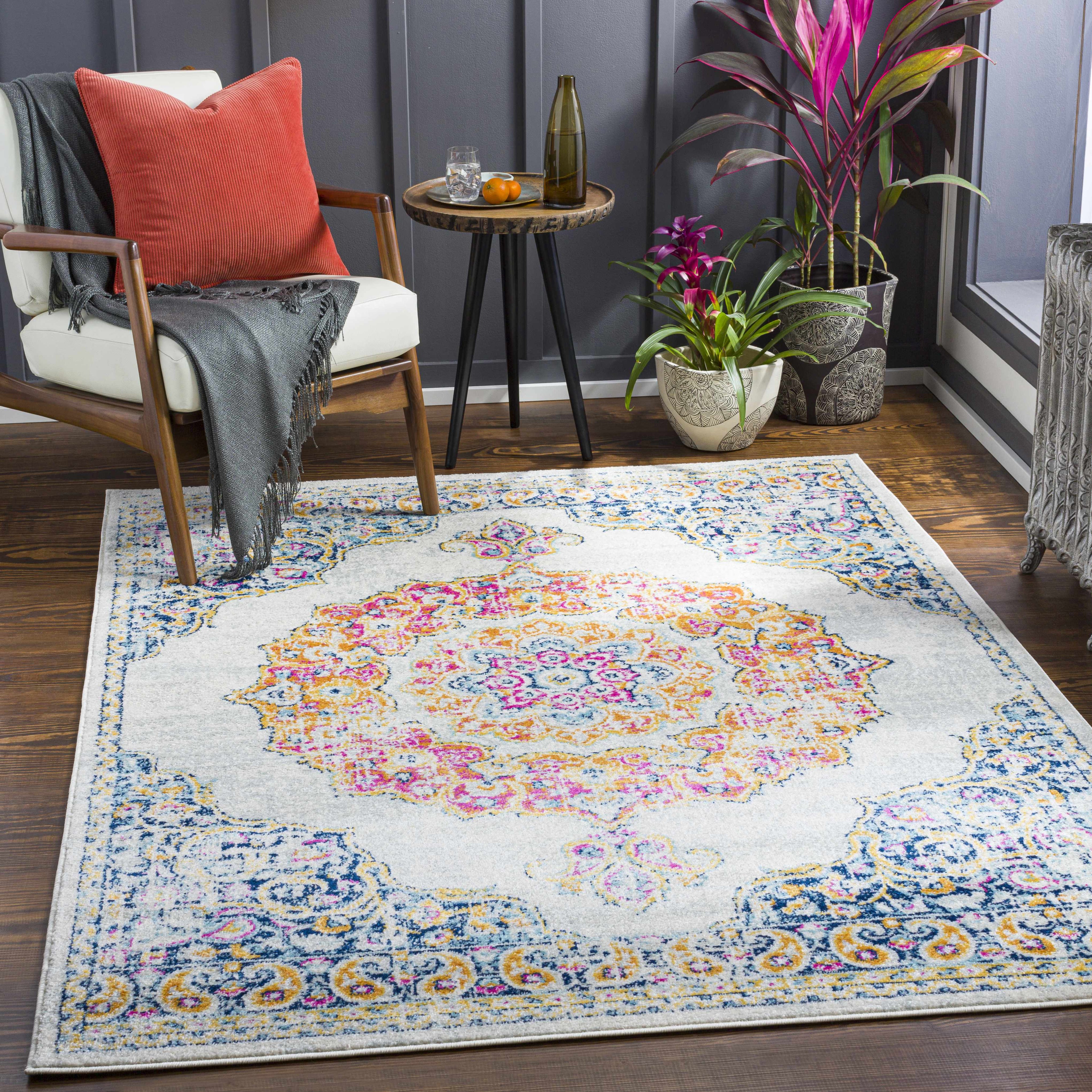 Luxury Traditional Woven Rug – Turkish Craftsmanship, Low Pile, Premium Polypropylene