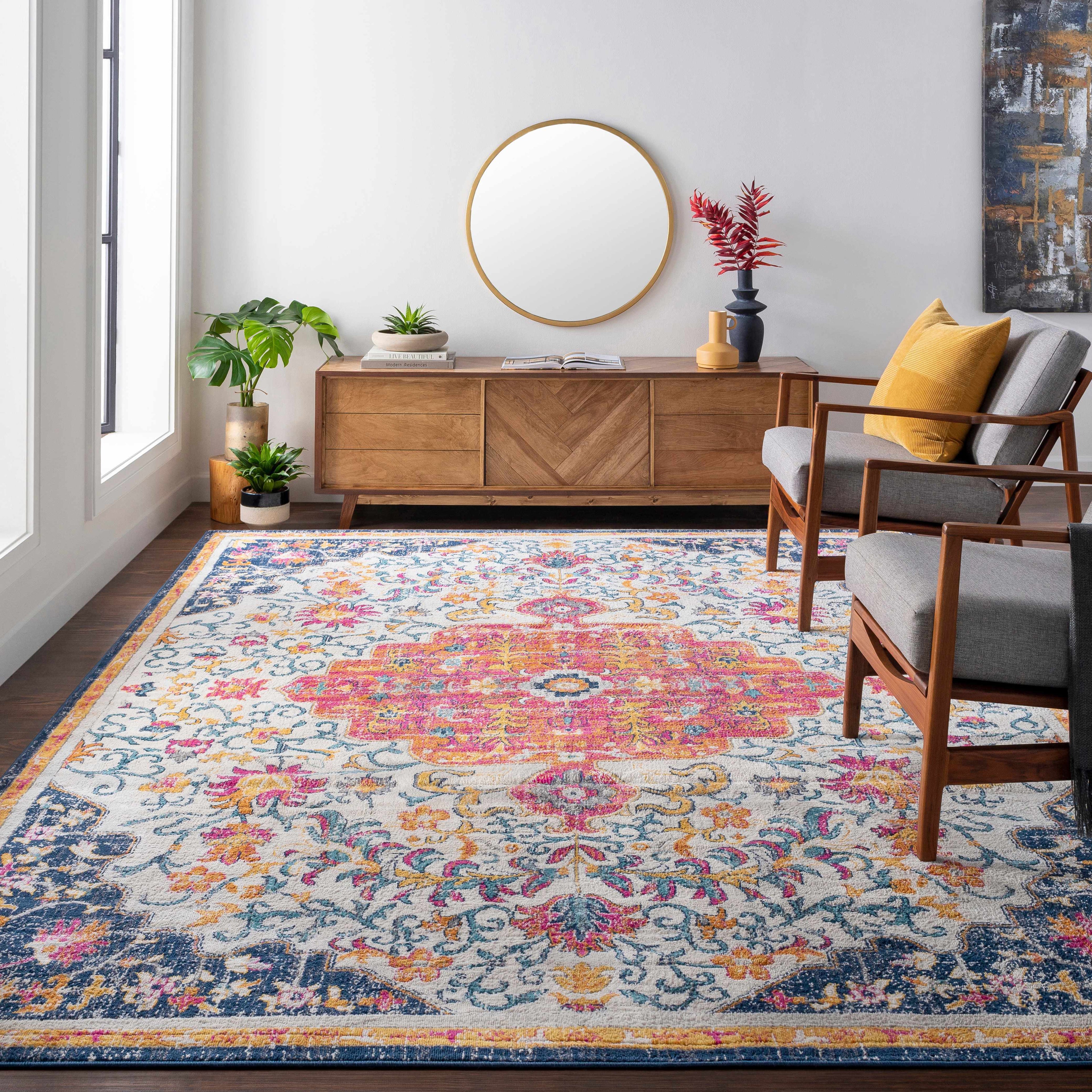 Luxury Traditional Woven Rug – Turkish Design, Premium Polypropylene, Medium Pile