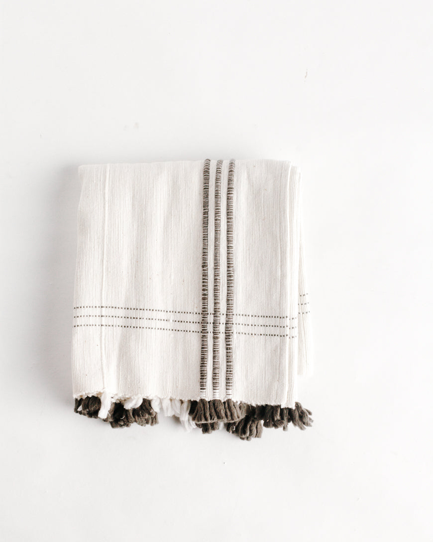 Ribbons Cotton Table Runner – Handwoven & Artisan Crafted
