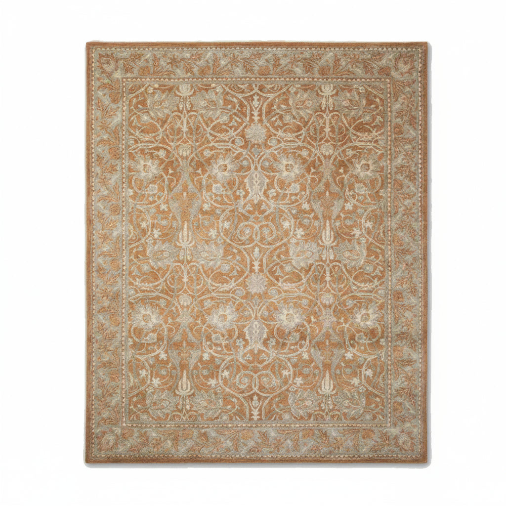 Handcrafted Rug/Carpet | Pure Wool | Hand Tufted | High Pile | High Density | Yarn Dyed-0