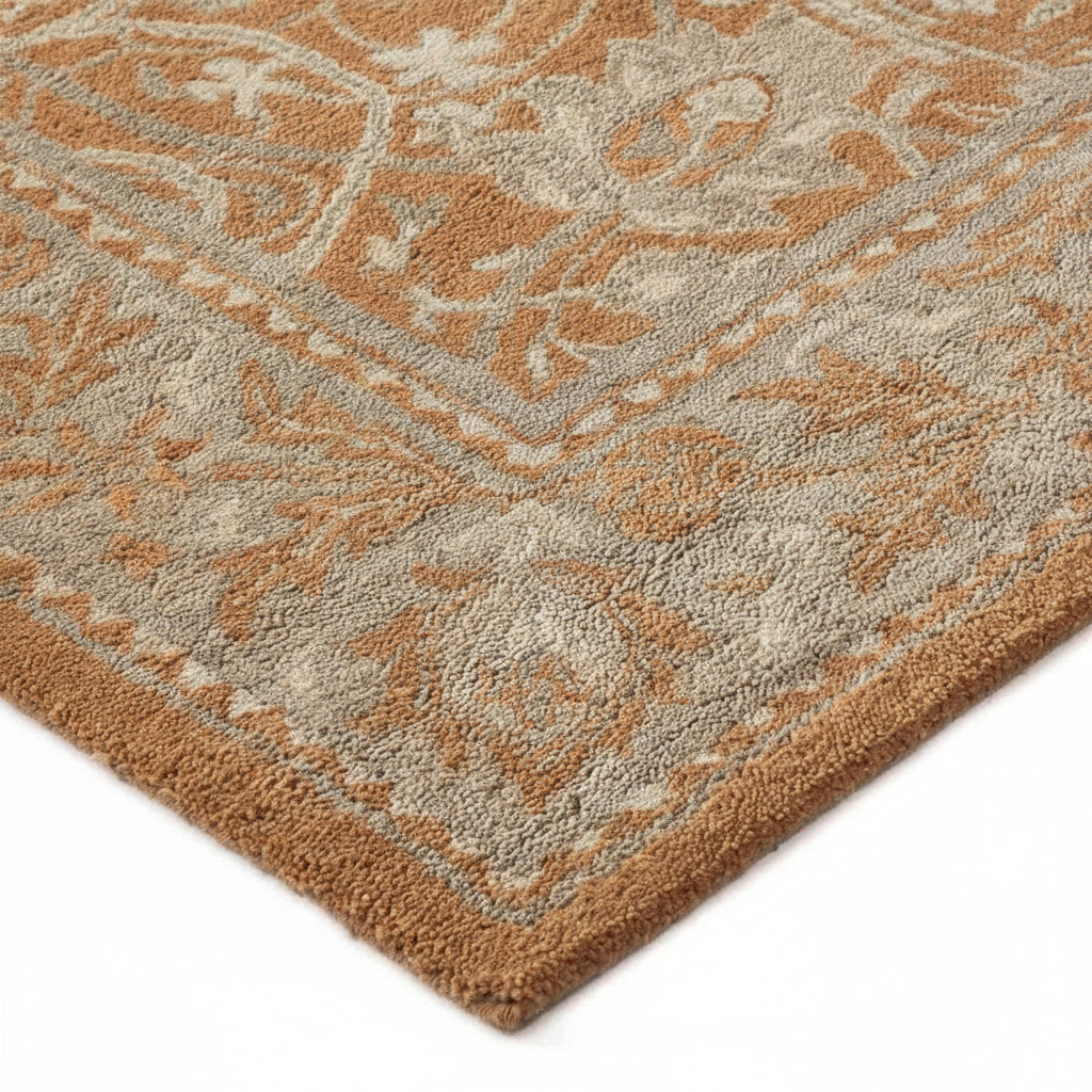 Handcrafted Rug/Carpet | Pure Wool | Hand Tufted | High Pile | High Density | Yarn Dyed-1