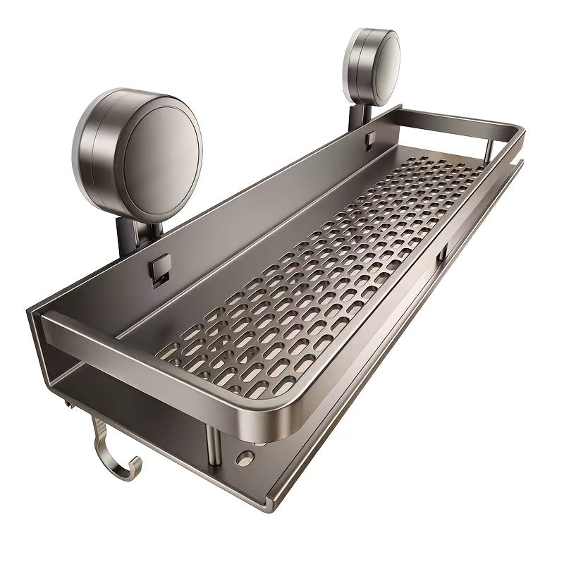 Rustproof Wall Mount Shower Caddy with Suction Cups-0