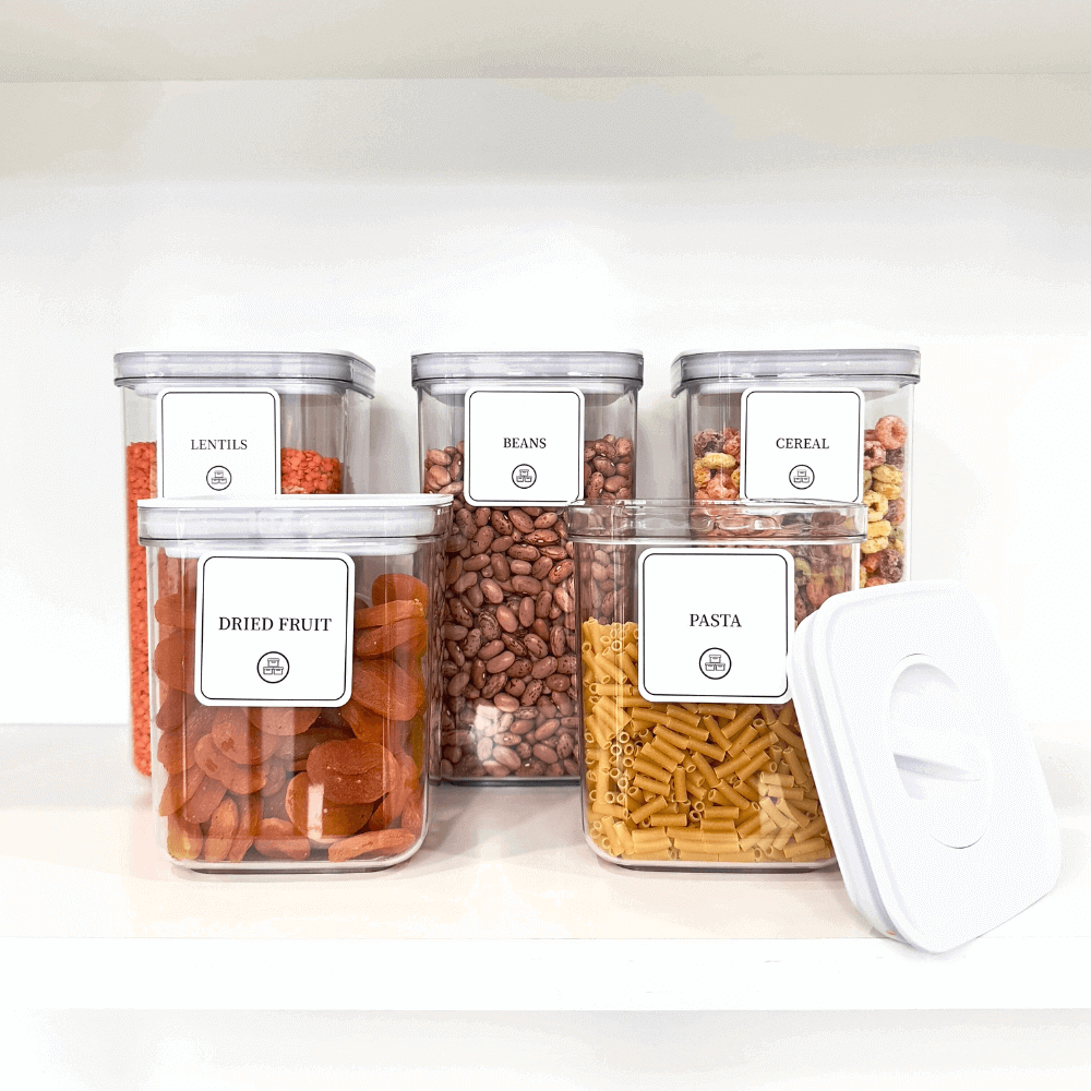 White Airtight Pantry Storage Container with Twist Lock – 2800ml