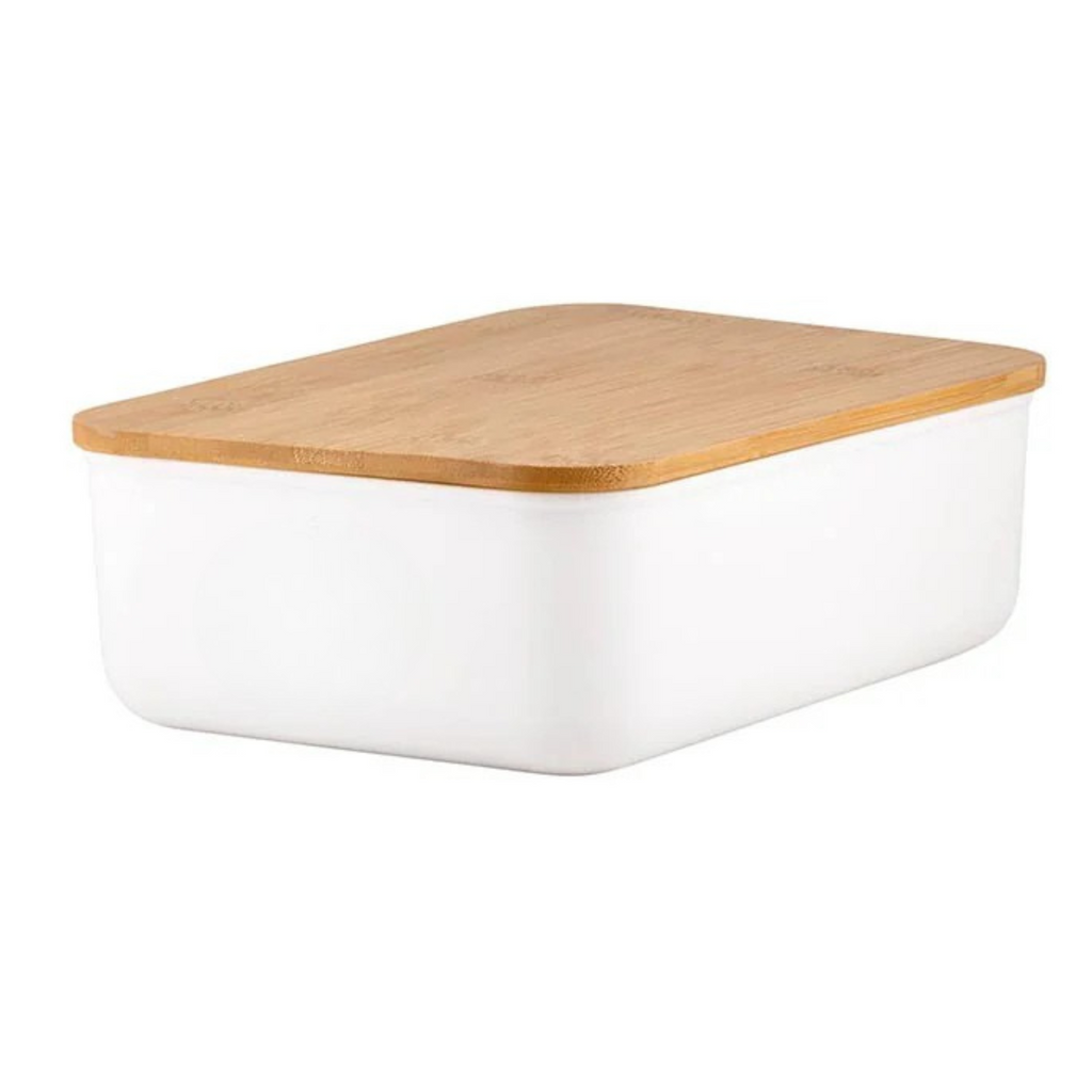 Clear Bamboo Storage Containers – Stackable Airtight Home & Pantry Organisation Boxes