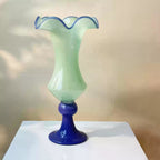 French Country Retro Glass Vase – Elegant Vintage-Inspired Home Décor