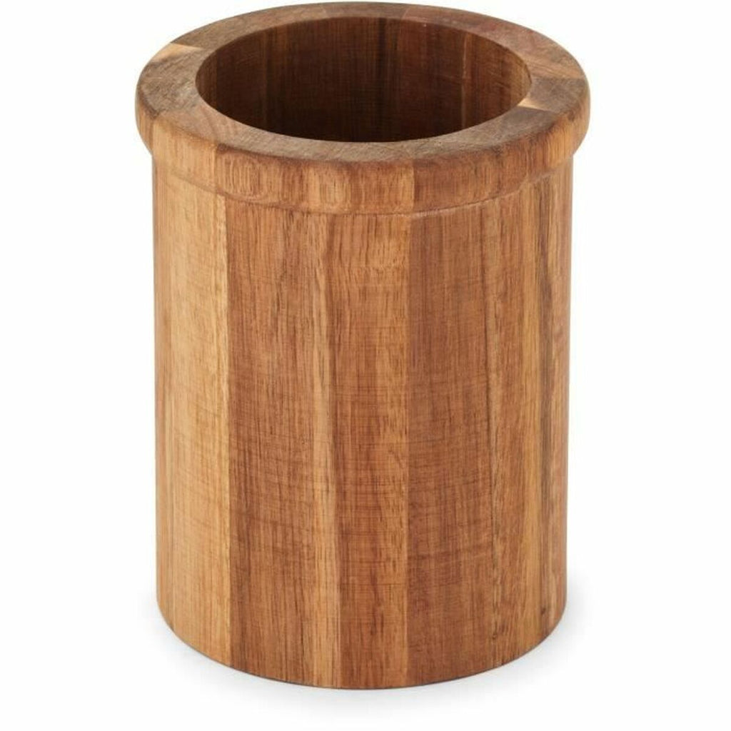 5-Piece Orange Kitchen Utensils Set – Silicone & Acacia Wood