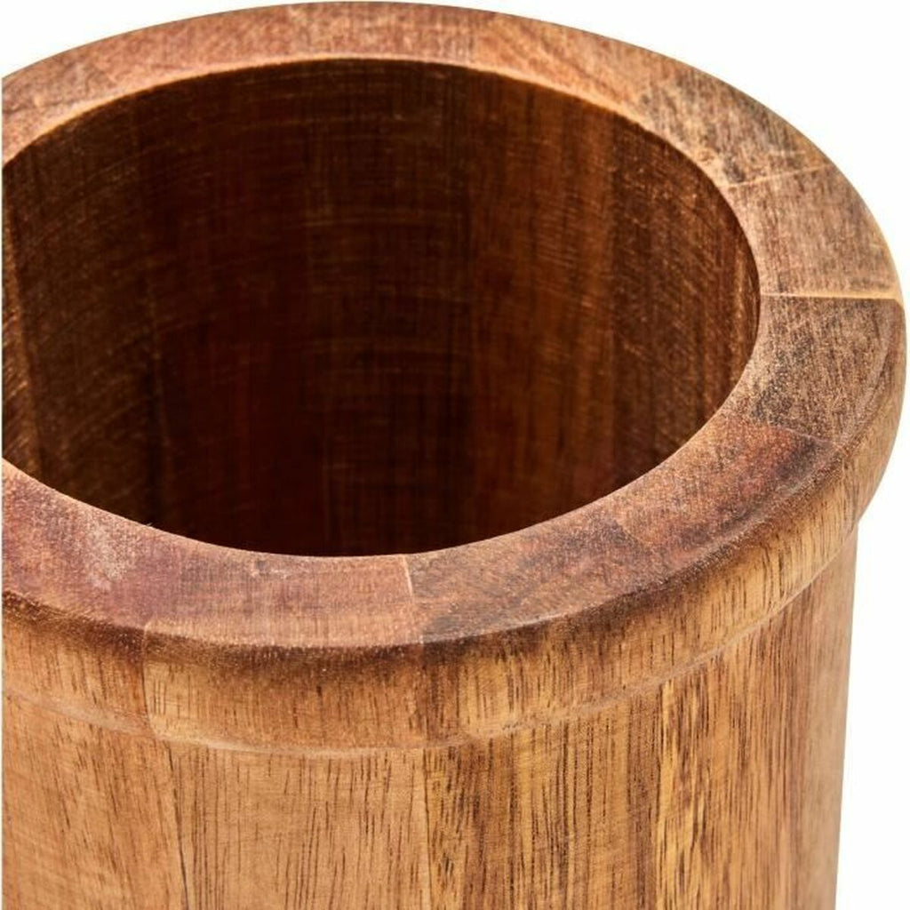 5-Piece Orange Kitchen Utensils Set – Silicone & Acacia Wood