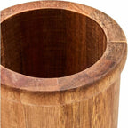 5-Piece Orange Kitchen Utensils Set – Silicone & Acacia Wood