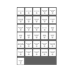 Gluten Free Pantry Labels 31 Pack – Waterproof Square Sticker Set for Food Storage & Jars