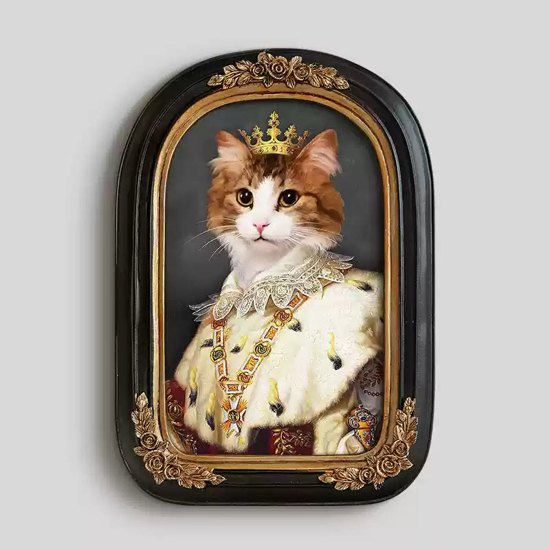 Regal Cat Portrait Wall Art