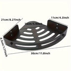 2pcs No-Drill Adhesive Corner Shower Caddy-3